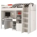 Möbelix Hochbett Unit Weiß Dekor 90 Cm Mit Stauraum