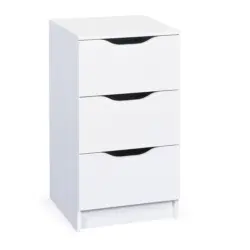 Nachtkästchen Weiß H: 71 cm West 3