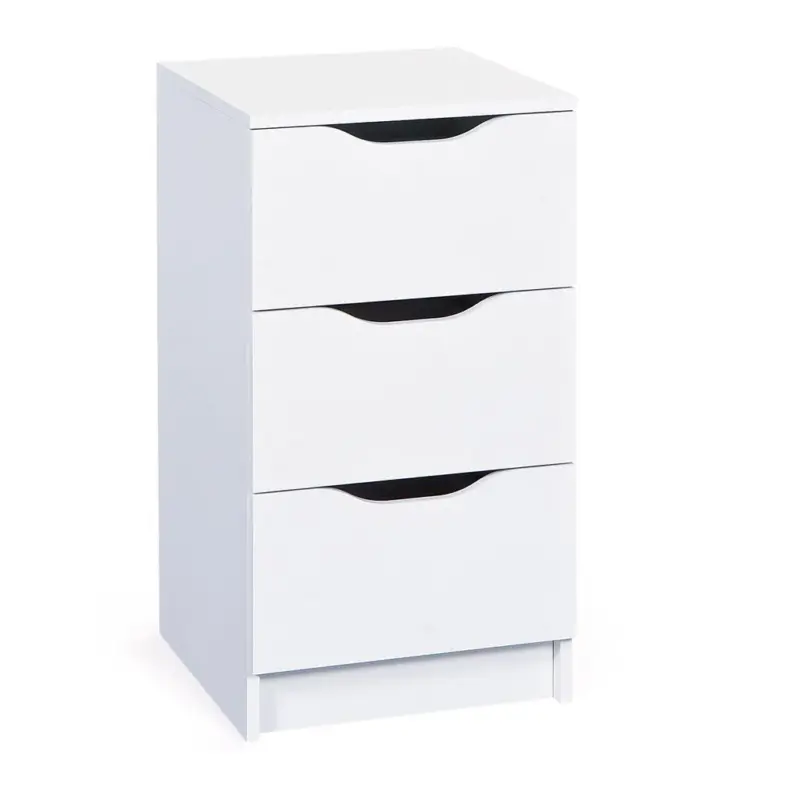 Nachtkästchen Weiß H: 71 cm West 3