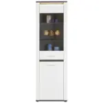 Möbelix Vitrine Alassio B: 61,7 Cm Inkl. Led-Beleuchtung