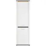 Möbelix Mehrzweckschrank Alassio Weiß Bxh 61,7x200 Cm Inkl. Led