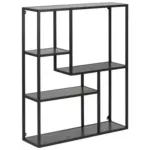 Möbelix Wandregal Dekor Seaford B: 75 Cm Schwarz