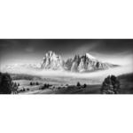 Möbelix Wandbild Mist & Mountain Berglandschaft 117x49 cm