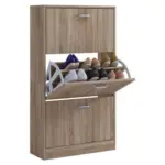 Möbelix Schuhkipper Sipos 3 Klappen 18 Paar Eichefarben B: 59 Cm