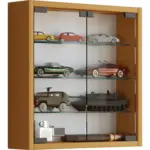Möbelix Hängevitrine Mandosa S B: 40cm Buche Dekor Mit Glastüren