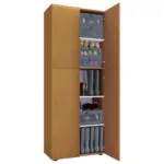 Möbelix Schuhschrank Lona Buche Dekor 4-Türig Hoch B: 70 Cm