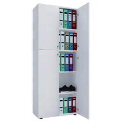 Aktenschrank Lona Weiß B 70 cm