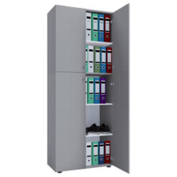 Aktenschrank Lona Grau Dekor B: 70 cm