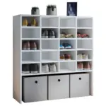 Möbelix Schuhschrank Hinsol Xl Weiß Dekor Für 20 Paare B: 92 Cm