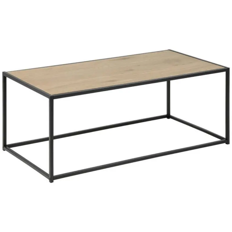 Couchtisch Seaford, Wildeiche/schwarz
