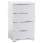 M&ouml;belix Nachtk&auml;stchen Wei&szlig; H: 79 Cm