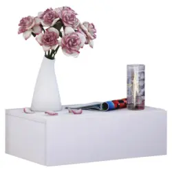 Nachtkästchen Weiß H: 15 Cm Hängend Dormas