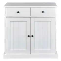 Kommode Echtholz B: 90 Cm Westerland, Weiß