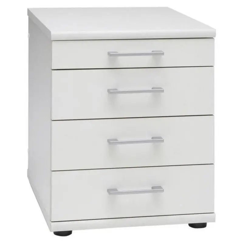 Rollcontainer Wei&szlig; BHT 41,6x53,4x50 cm