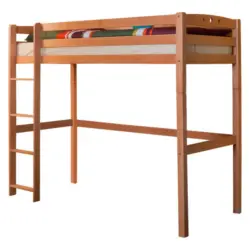 Hochbett Echtholz Massiv 90x200 Tolly R Buche