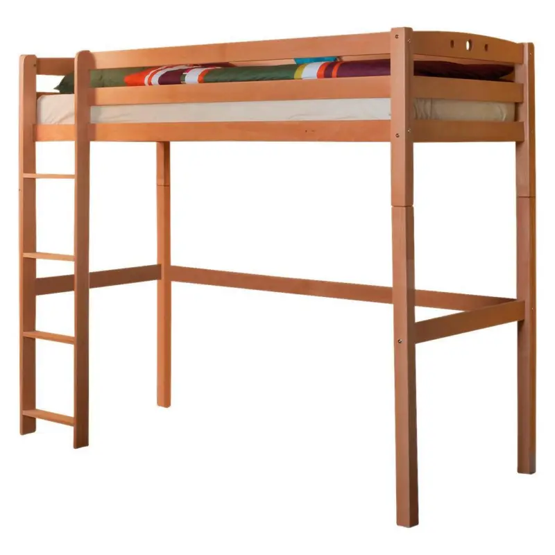 Hochbett Echtholz Massiv 90x200 Tolly R Buche