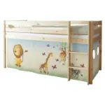 Möbelix Spielbett Malte Multicolor Kiefer Massiv 90 Cm Leiter