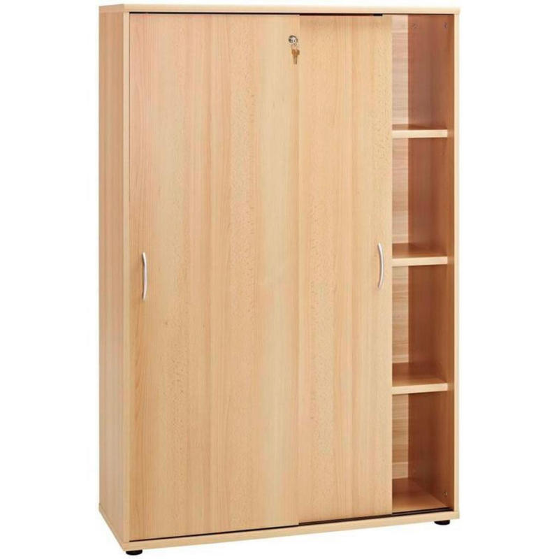 Aktenschrank versperrbar Serie 4000 Buche Dekor B 100 cm