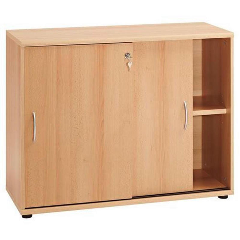 Aktenschrank versperrbar Serie 4000 Buche Dekor B 100 cm