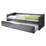 Möbelix Ausziehbett Echtholz Massiv 90x200 Marianne, Grau