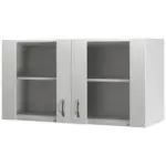 Möbelix Küchenschrank Wito 100 cm Weiß 2 Drehtüren