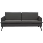 Möbelix 2-Sitzer-Sofa mit Schlaffunkt. Mina Grau