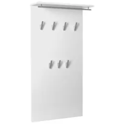 Garderobenpaneel Danu B: 60 cm Weiß