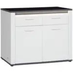 Möbelix Kommode Mit Beleuchtung + Soft-Close 109cm Alassio, Weiß
