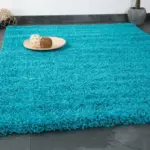Möbelix Hochflor Teppich Türkis Prime 120x170 cm