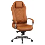 Möbelix Chefsessel Monterey Mit Arm- Stützen Leder Braun Bis 120 Kg