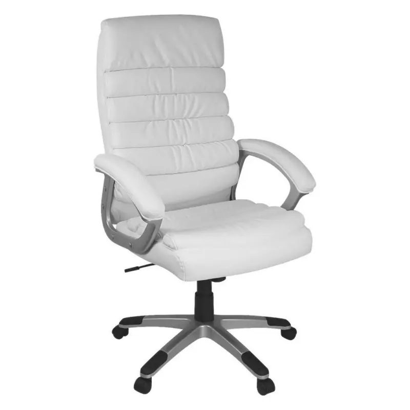 Chefsessel Valencia Mit Armst&uuml;tzen Wei&szlig; Bis 120 Kg