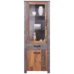 Möbelix Vitrine Ontario B: 71,4 Cm Old Style Dekor/betonoptik