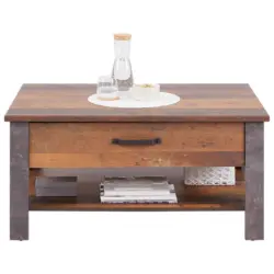 Couchtisch Mit Stauraum Ontario, Dekor/betonoptik