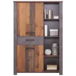 Möbelix Highboard Mit Soft-close B: 105 Cm Ontario Eiche/grau