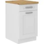 Möbelix Küchenunterschrank Luisa B: 50 cm Weiß mit Lade