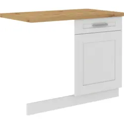 Geschirrspülerfront Luisa Weiß Mit Arbeitsplatt B: 60 Cm