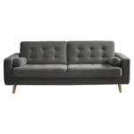 Möbelix Schlafsofa mit Bettkasten und Kissen Fjord, Webstoff