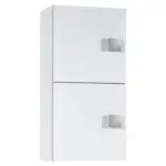 Möbelix Hängeschrank mit 2 Türen Quadra B: 33 cm Weiß