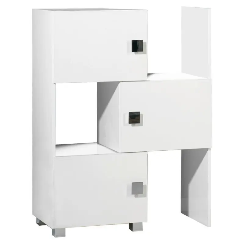 Badezimmerregal stehend Wei&szlig; BxH: 47-78x101 cm Quadra