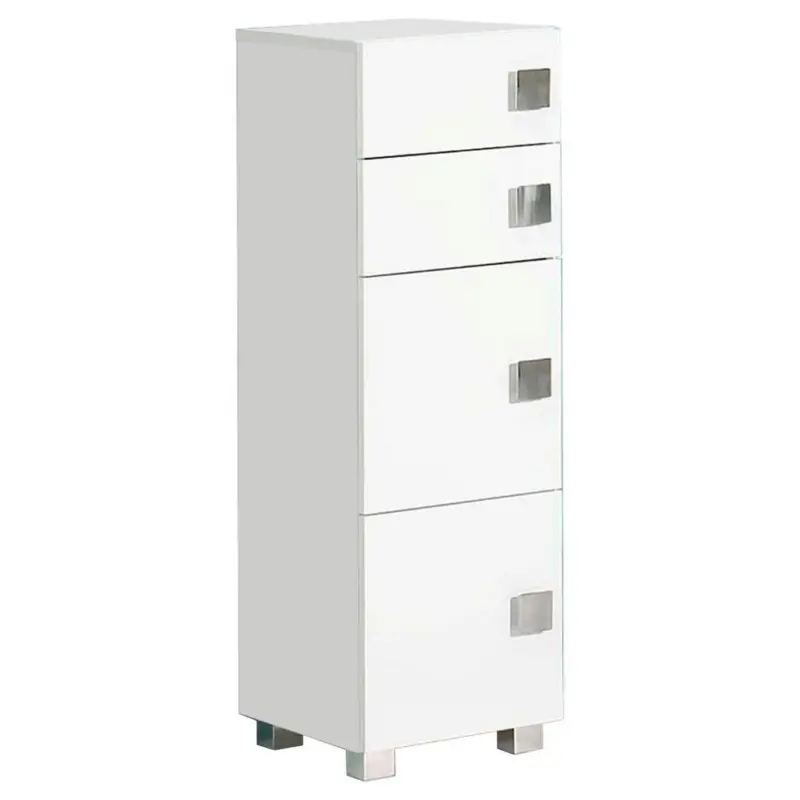 Unterschrank Mit 2 Laden Quadra B: 33 cm Weiß