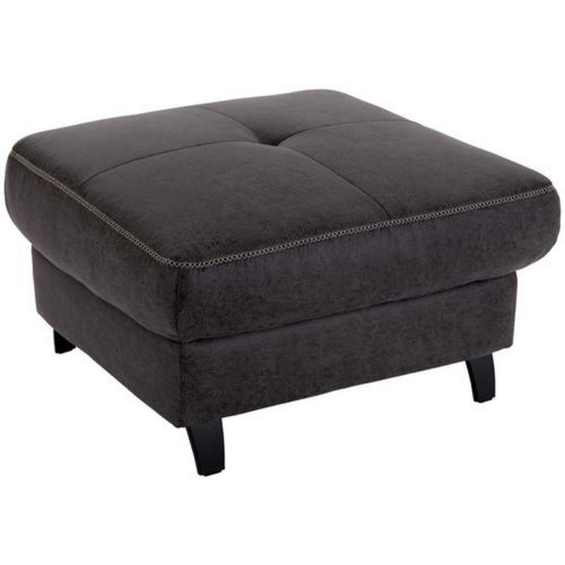 Hocker Varese Mit Stauraum Mikrofaser Anthrazit H: 49 Cm