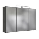 Möbelix Spiegelschrank Arezzo mit Led 3-Türig BxHxT: 100x64x20 cm