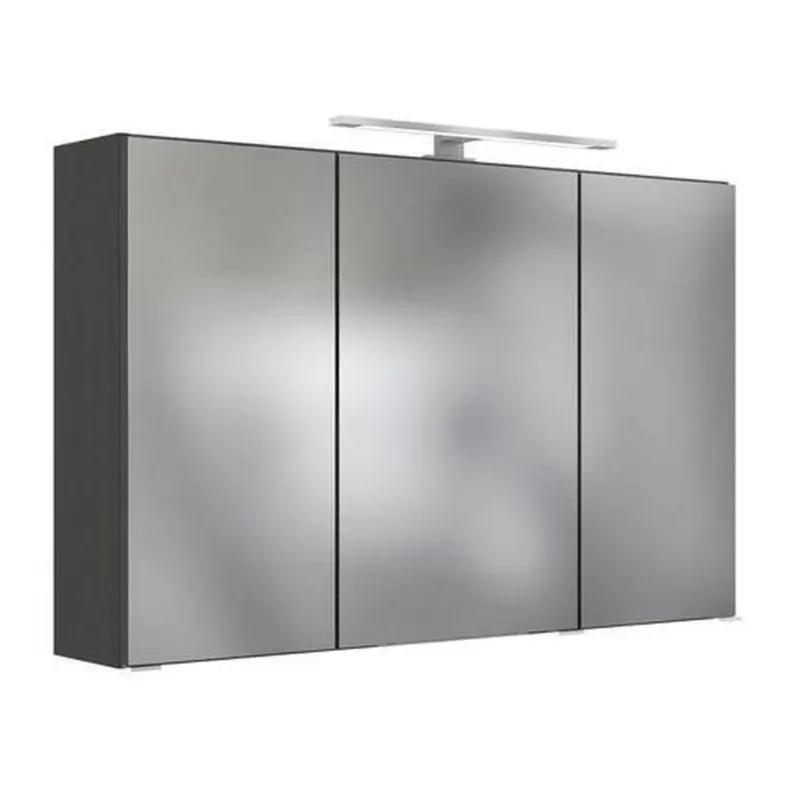 Spiegelschrank Arezzo Mit Led 3-Türig Bxhxt: 120x64x20 Cm