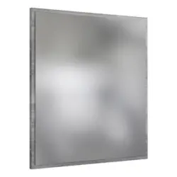 Badspiegel Arezzo BxH 60x64 cm Rahmen Graphit Dekor