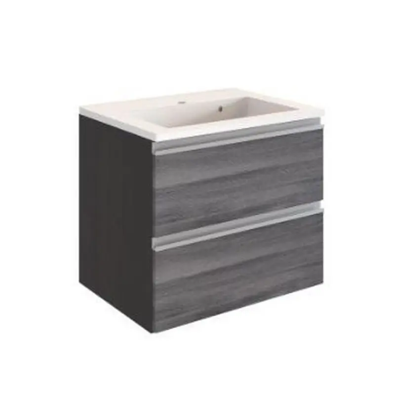 Waschbecken Mit Unterschrank Arezzo B: 60cm, Eiche Dekor
