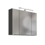 Möbelix Spiegelschrank Arezzo mit Led 3-Türig BxHxT: 80x64x20 cm