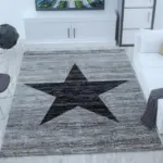 Möbelix Webteppich Grau Naturfaser Rome 120x170 cm