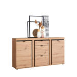 Möbelix Sideboard Mit Soft-close B: 167,3 Cm Nyon, Eiche Dekor