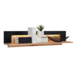Möbelix Wandboard Nyon B: 110 Cm, Eiche Dekor/schwarz