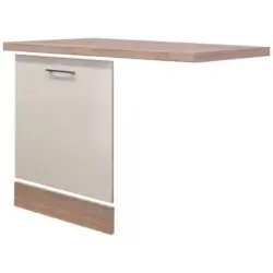 Geschirrsp&uuml;lerfront Nepal 60cm Kaschmir mit Arbeitsplatte